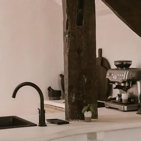 Beige Tranquil Escape By The Sea *