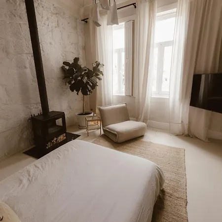 Beige Tranquil Escape By The Sea