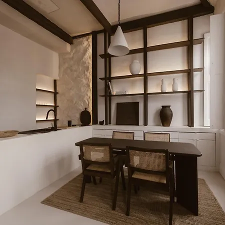 Beige Tranquil Escape By The Sea