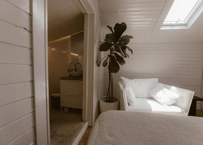 Beige Tranquil Escape By The Sea Apartment