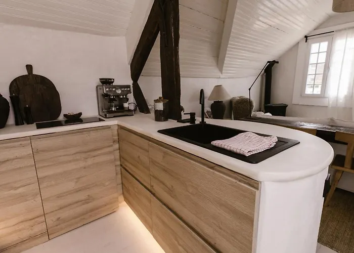 Apartment Beige Tranquil Escape By The Sea