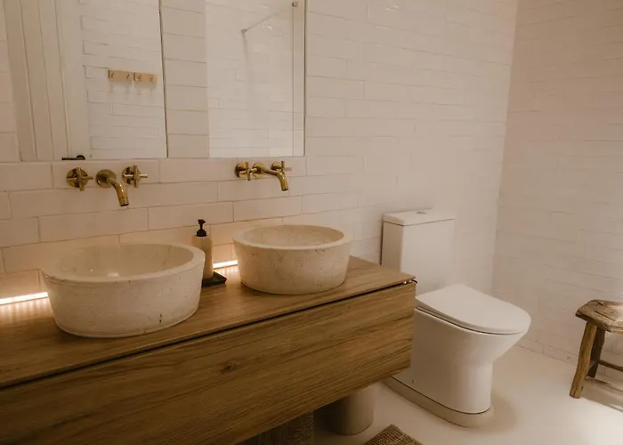 Beige Tranquil Escape By The Sea *