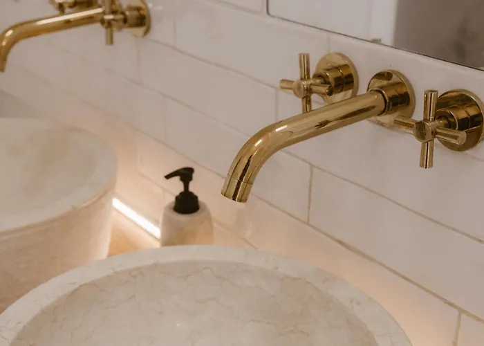 Beige Tranquil Escape By The Sea *