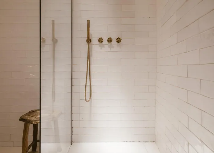 Beige Tranquil Escape By The Sea Apartment *