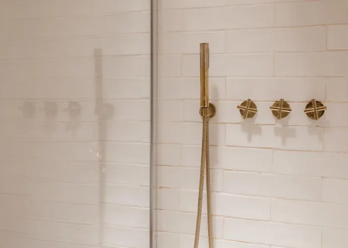 Beige Tranquil Escape By The Sea Apartment