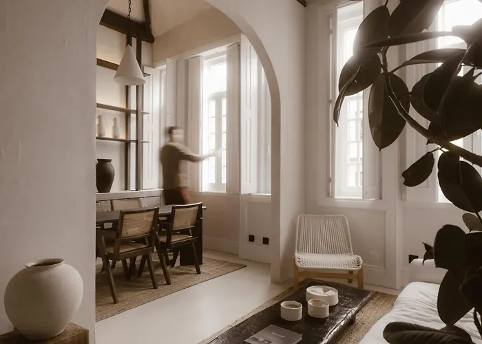 Beige Tranquil Escape By The Sea Apartment *