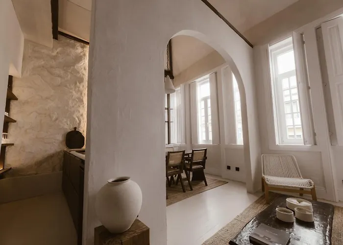 Beige Tranquil Escape By The Sea Apartment